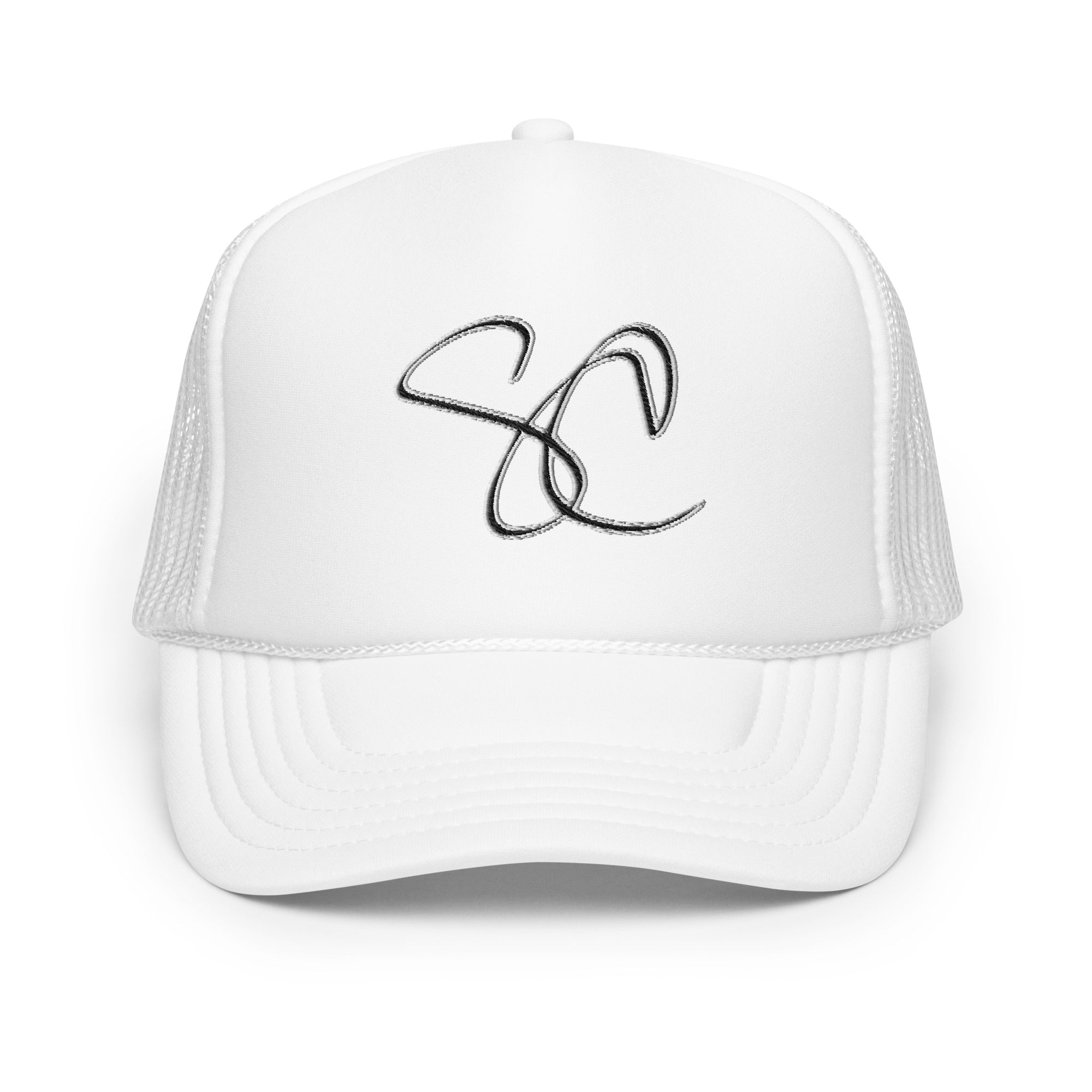 S.C. Initials Insignia\' B/W Foam Trucker Hat | Steven Christopher Lif -  360° LOVE ™