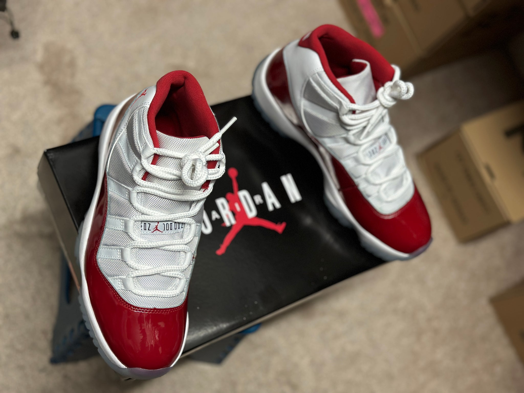 👟✨ Air Jordan 11 Retro 'Cherry' High GS - Size 6.5 Youth - 360° LOVE ™