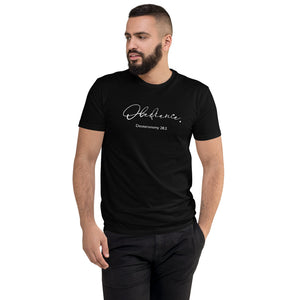 "Obedience" | Deuteronomy 28:2 tee • From the Freedom Collection by Steven Christopher
