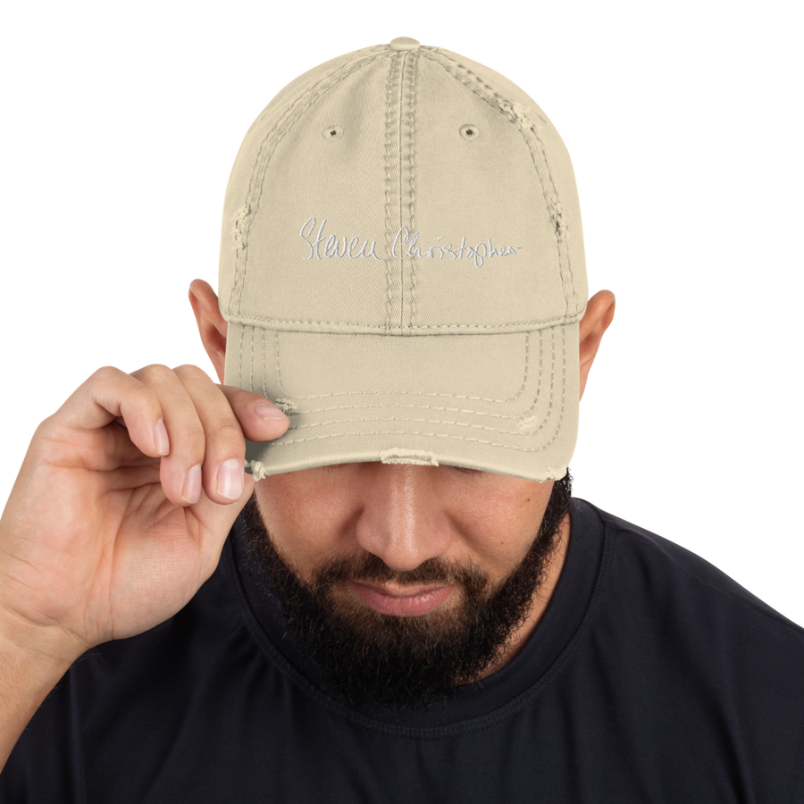 Steven Christopher Distressed Dad Hat  |  S.C. Insignia Series ™ - Steven Christopher Lifestyle Wear ™