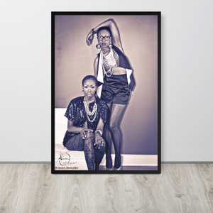 24" x 36" 'Vintage Art Collection - Cari & Ken' ™ framed print, shot by Steven Christopher ™