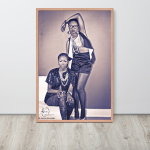 24" x 36" 'Vintage Art Collection - Cari & Ken' ™ framed print, shot by Steven Christopher ™